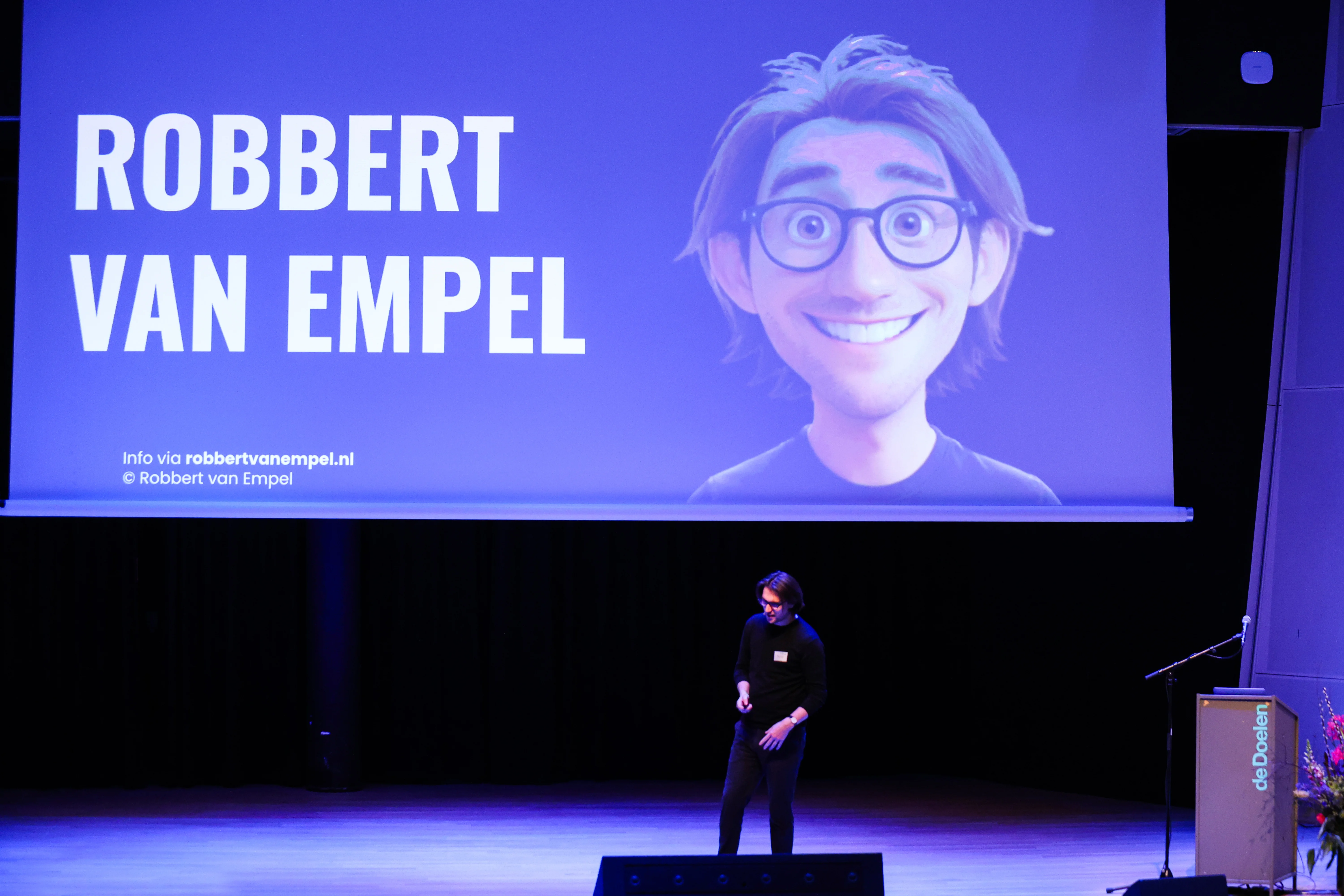 Robbert als spreker